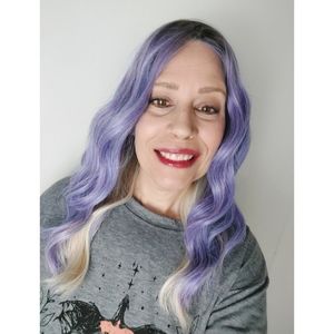 Wigs For Every Woman Synthetic Full Lace Front Wig Purple